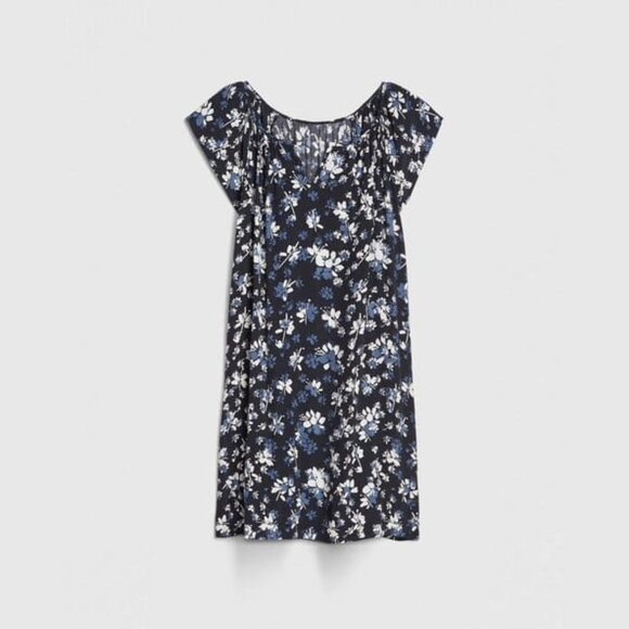 GAP Floral Print Raglan Sleeved Shift Dress - Picture 3 of 11
